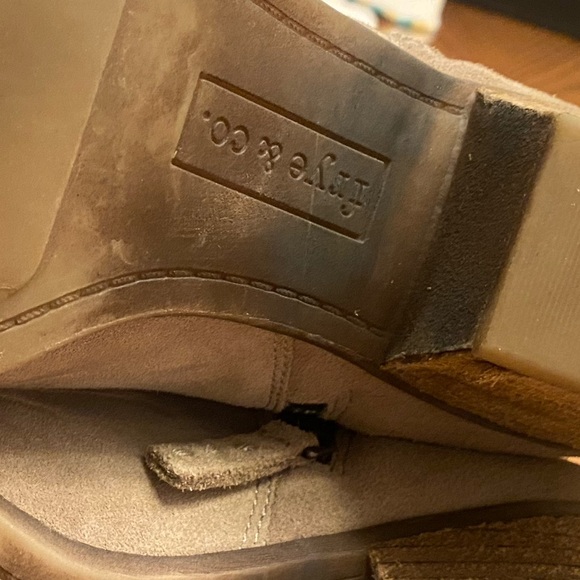 Frye Tan Suede Ankle Boots - Picture 8 of 10